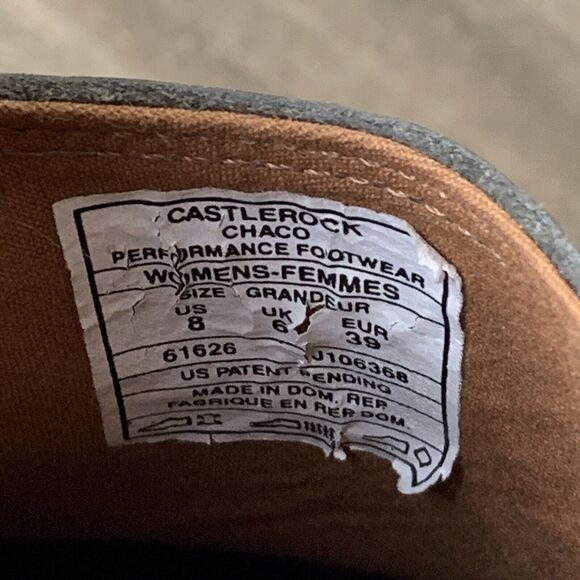 Chaco Womens Harper Caribou Mules Shoes CastleRock (Gray/Green) Slip On Size 8 - Picture 8 of 10